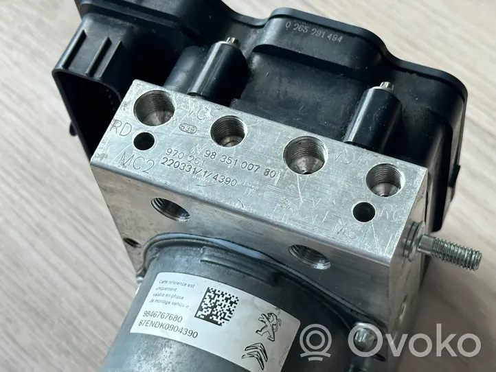 Peugeot 308 Pompe ABS 9846767680