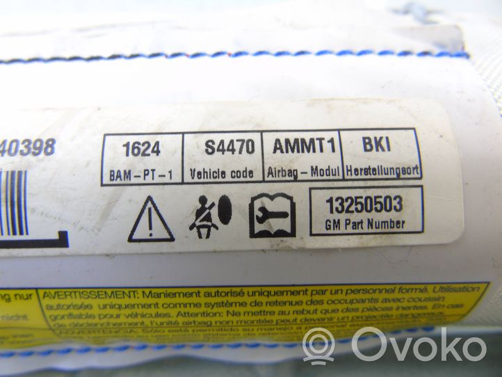 Opel Meriva B Airbag da tetto 13250503