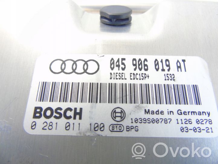 Audi A2 Centralina/modulo del motore 0281011100
