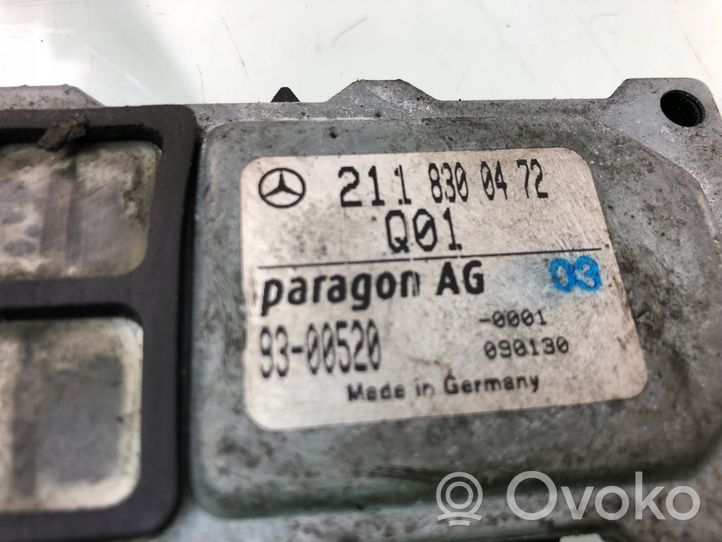 Mercedes-Benz S W221 Išmetimo valymo valdymo blokas 2118300472