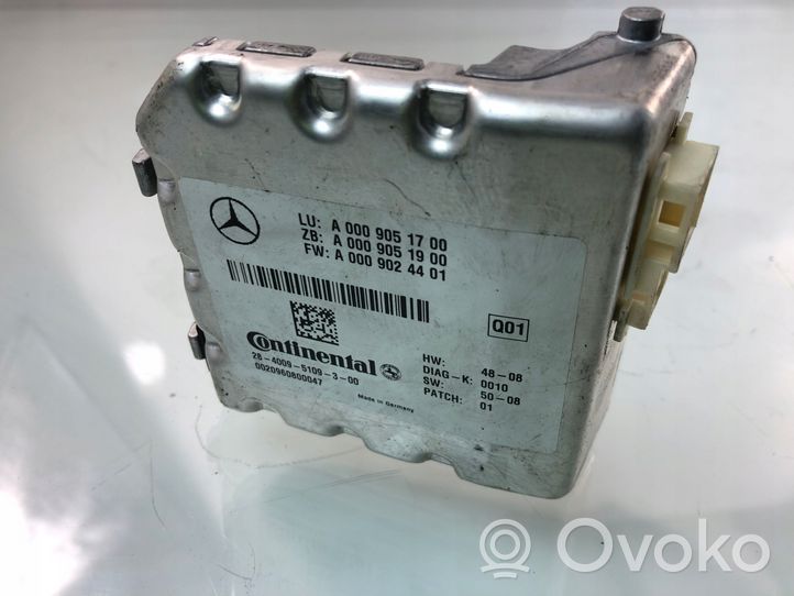 Mercedes-Benz S W221 Telecamera per parabrezza A0009051700