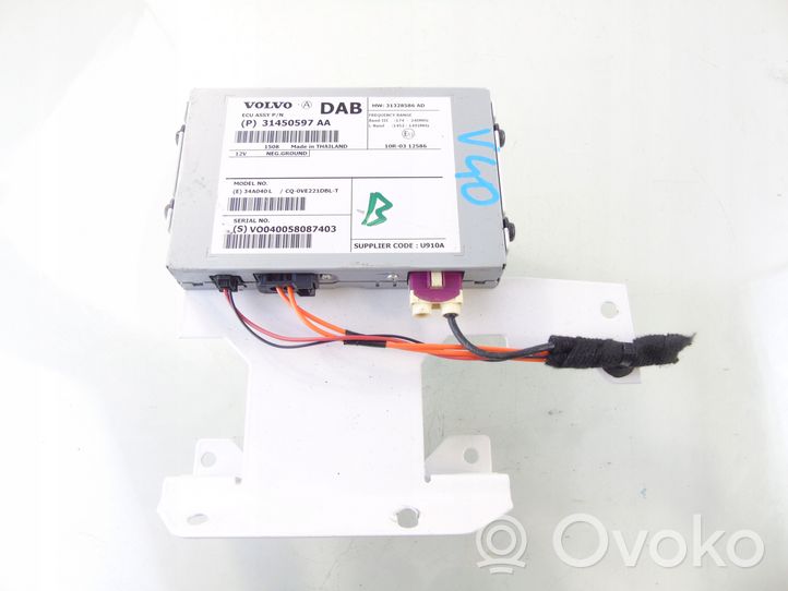 Volvo V40 Aerial antenna amplifier 31450597