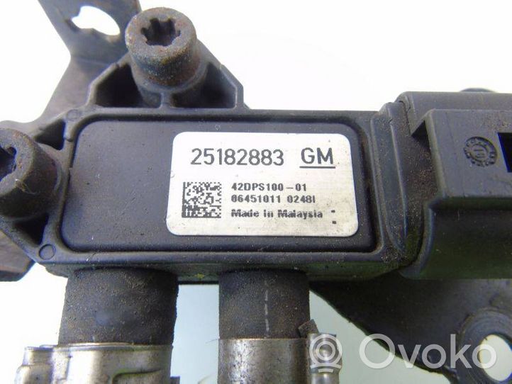 Chevrolet Captiva Capteur de pression des gaz d'échappement 25182883