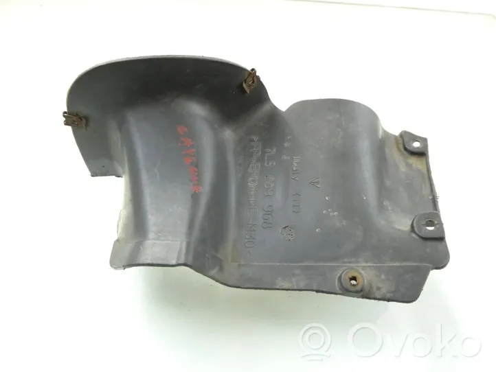 Porsche Cayenne (9PA) Protezione anti spruzzi/sottoscocca del motore 7L5809968