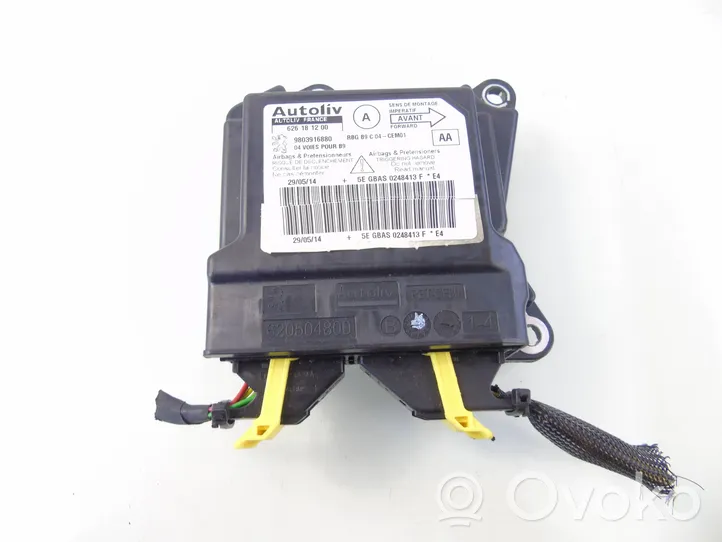 Peugeot Partner Module de contrôle airbag 9803916880