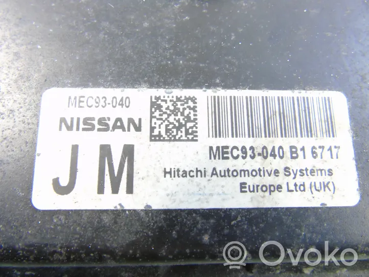 Nissan Note (E11) Sterownik / Moduł ECU MEC93-040