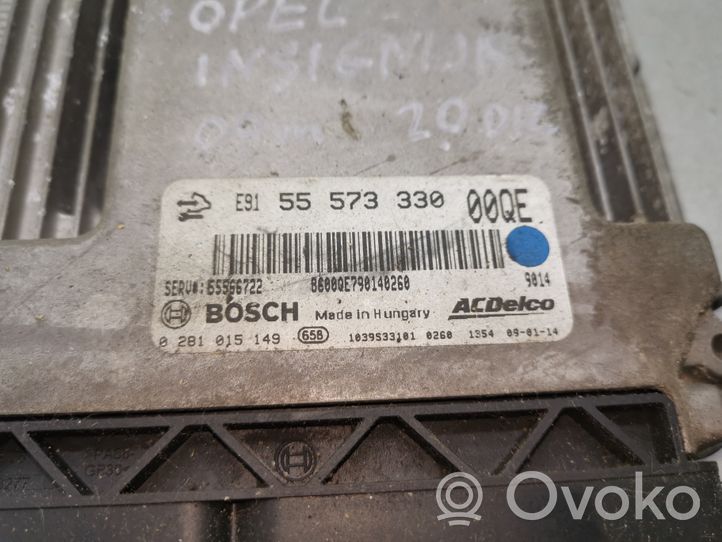 Opel Insignia A Calculateur moteur ECU 55573330