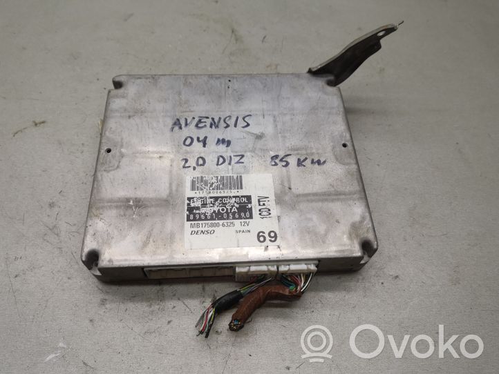 Toyota Avensis T250 Sterownik / Moduł ECU 8966105690