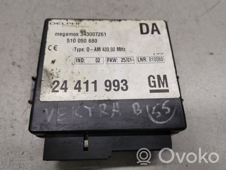 Opel Astra G Unité de commande module de porte 24411993