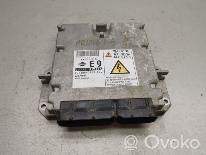 Nissan Primera Sterownik / Moduł ECU 23710AW42A