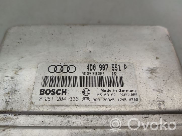 Audi A6 S6 C5 4B Engine control unit/module 4D0907551P