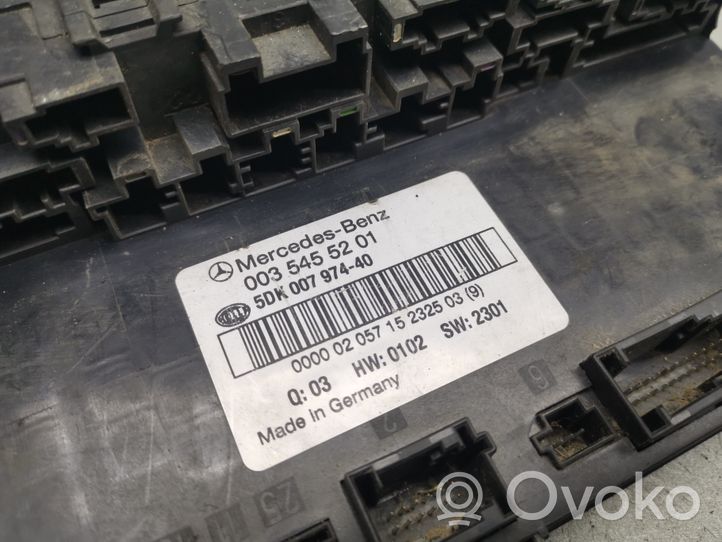 Mercedes-Benz C W203 Module de fusibles 0035455201