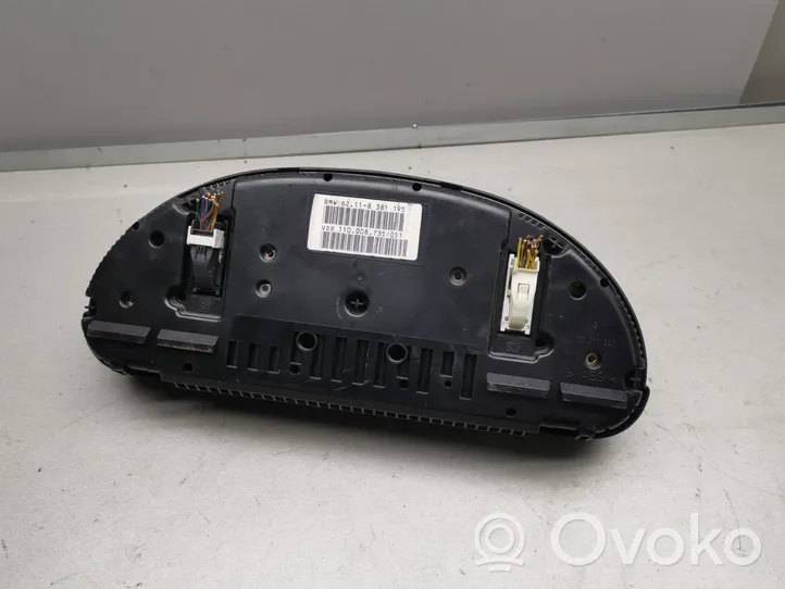 BMW 5 E39 Speedometer (instrument cluster) 62118381195