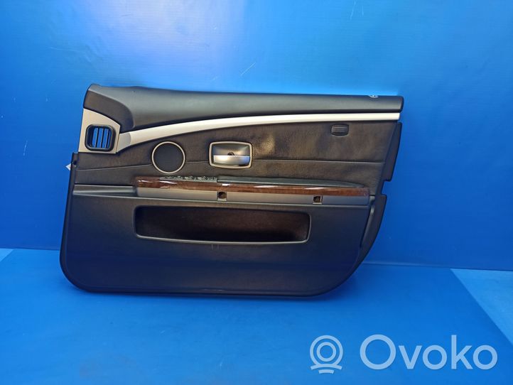 BMW 7 E65 E66 Garniture de panneau carte de porte avant 42871691