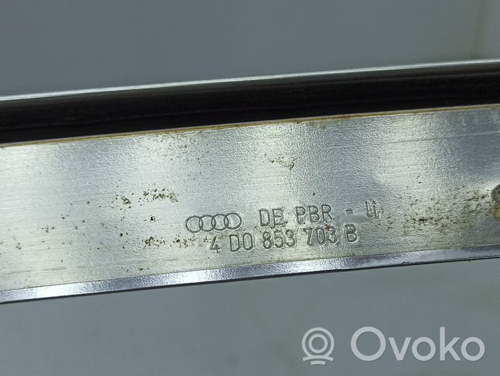 Audi A8 S8 D2 4D Katon muotolistan suoja 4D0853703B