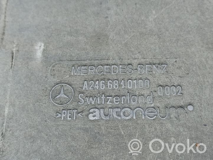 Mercedes-Benz CLA C117 X117 W117 Keskiosan alustan suoja välipohja A2466840100