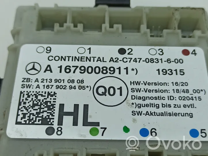 Mercedes-Benz E W213 Unidad de control/módulo de la puerta A1679008911