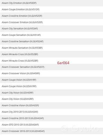 Aixam A751 Pinza del freno anteriore 6AR063