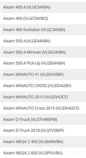 Aixam Crossline muu moottorin osa 1582103310