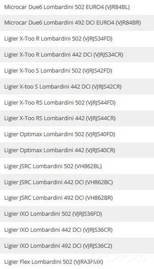 Ligier IXO Kit d'embrayage 23.06