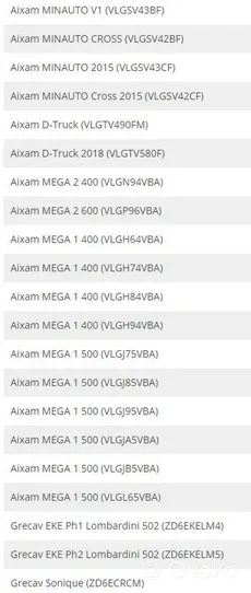 Aixam 400 Juego de embrague 23.02A