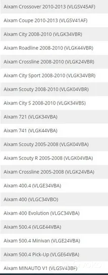 Aixam City III Sprzęgło / Komplet 23.02A