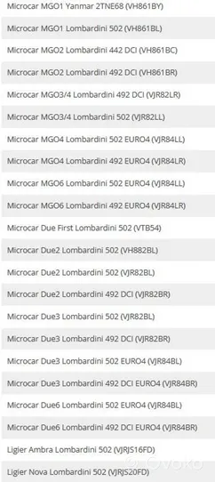 Aixam A721 Cuffia tirante dello sterzo MC72