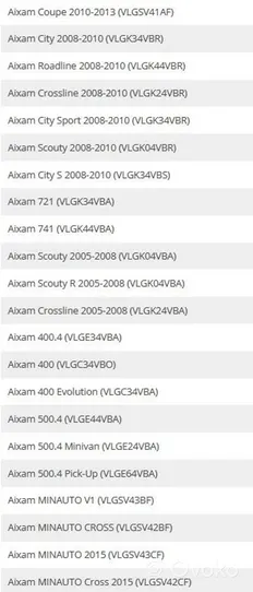 Aixam Scouty Ohjauksen raidetangon kumisuojus MC72