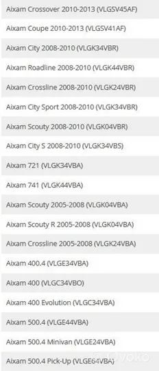 Aixam 500 Łożysko kulkowe koła osi przedniej 201301