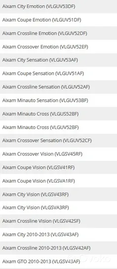 Aixam Crossline Front wheel ball bearing 201301