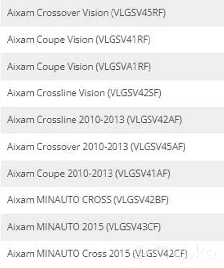 Aixam Coupe Cavo di rilascio del freno a mano 6AP002