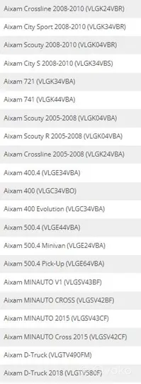 Aixam City III Poduszka / Łapa zawieszenia belki osi tylnej 21.13