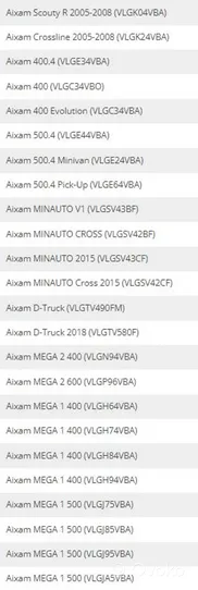 Aixam 500 Testina del tirante dello sterzo 25.10