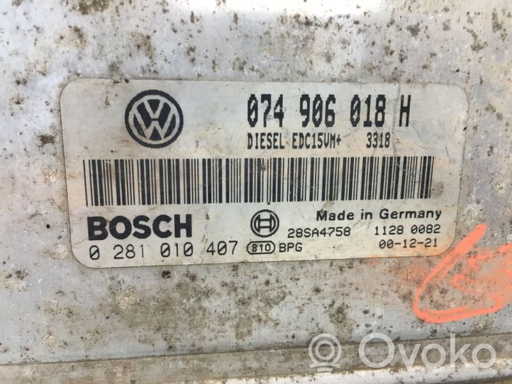 Volkswagen II LT Komputer / Sterownik ECU silnika 074906018H