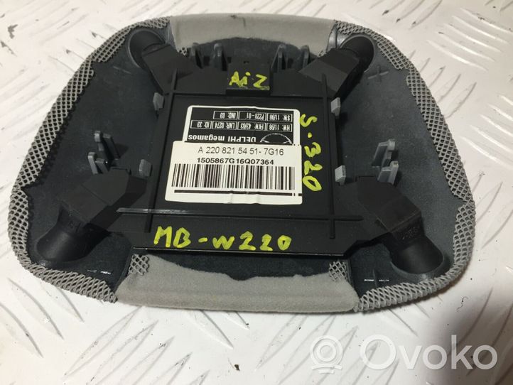 Mercedes-Benz S W220 Alarm movement detector/sensor A2208215451