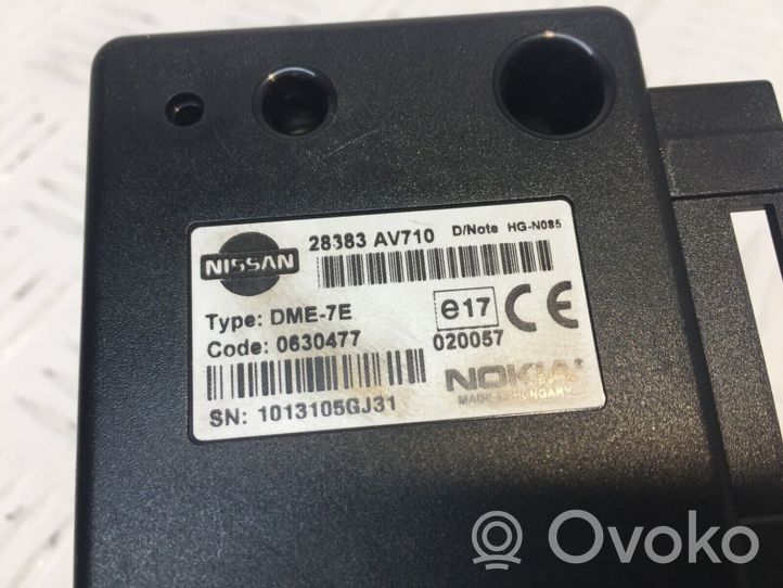 Nissan Primera Telefono valdymo blokas 28383AV710