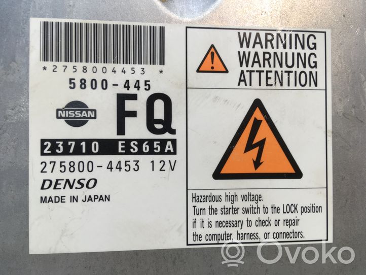 Nissan X-Trail T30 Sterownik / Moduł ECU 23710ES65A