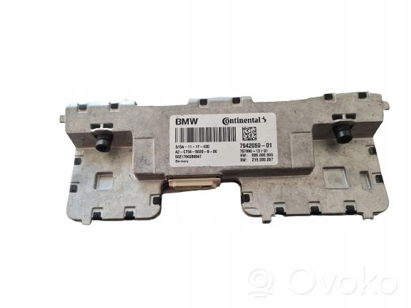 BMW 5 G30 G31 Module de contrôle caméra arrière 7942059