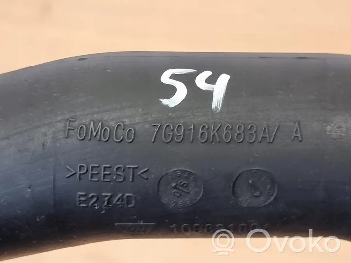 Volvo C30 Tube d'admission de tuyau de refroidisseur intermédiaire 7G916K683A