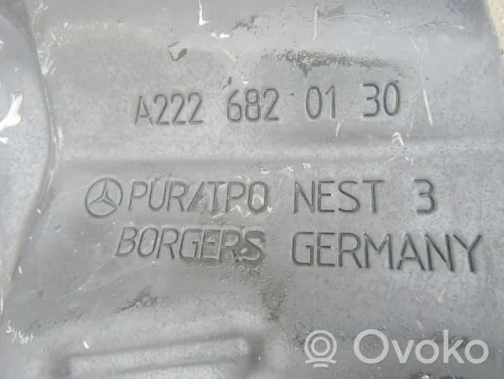 Mercedes-Benz S W222 Tappeto di rivestimento del fondo del bagagliaio/baule A2226820130