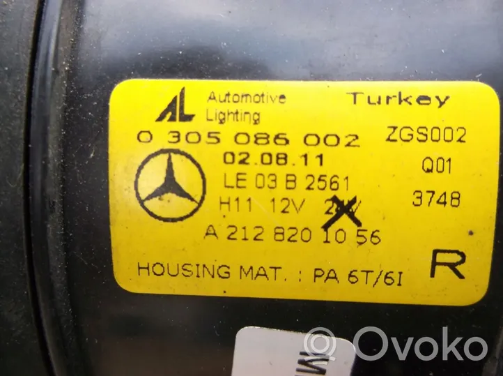 Mercedes-Benz E W212 Feu antibrouillard avant A2128201056