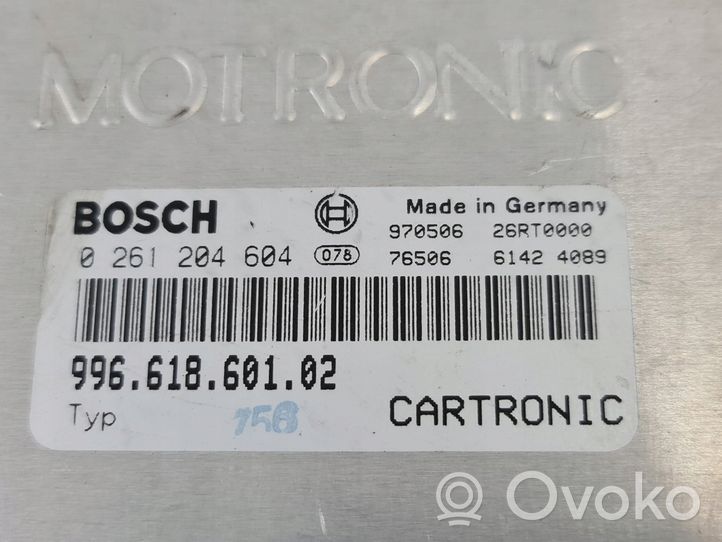 Porsche Boxster 986 Moottorin ohjainlaite/moduuli 99661860102