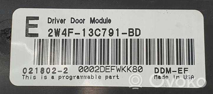 Jaguar S-Type Unité de commande module de porte 2W4F13C791BD