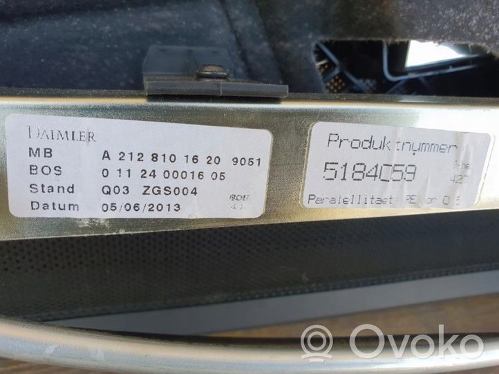 Mercedes-Benz E W212 Elektrinė galinio stiklo užuolaida A2128101620