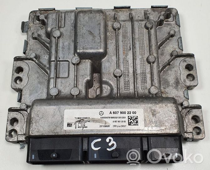 Mercedes-Benz A W176 Galios (ECU) modulis A6079002200