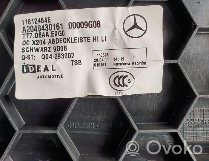 Mercedes-Benz GLK (X204) Priekio detalių komplektas A0005831502 A2048430161 A