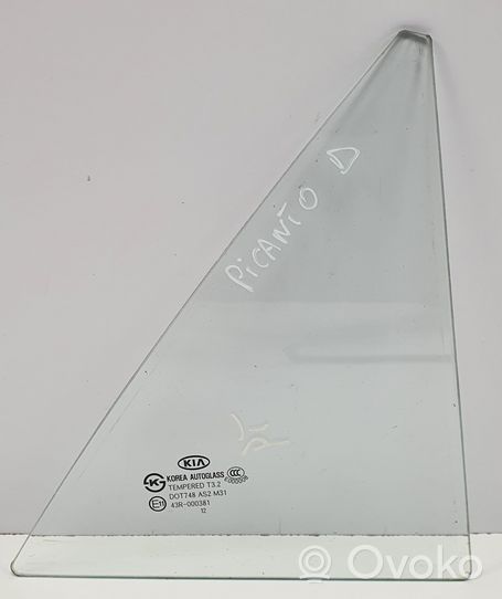 KIA Picanto Pagrindinis galinių durų stiklas 
