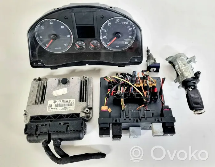 Volkswagen Golf Plus Aizdedzes ECU komplekts 0281014052