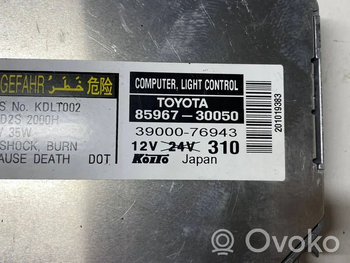 Toyota Previa (XR30, XR40) II Ajovalojen virranrajoitinmoduuli Xenon 3900076943