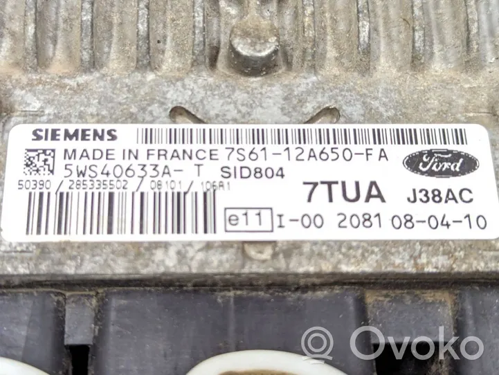 Ford Fusion Sterownik / Moduł ECU 5WS40633A